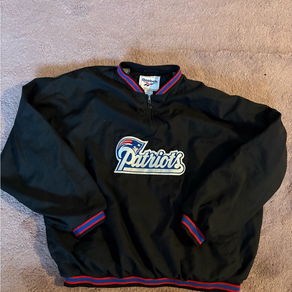 Vintage‎ Reebok New England Patriots Three quarter zip